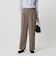 【WEB限定 Wardrobe DAILY MINIMAL】ダブルクロス テーパードパンツ ウォッシャブル