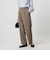 【WEB限定 Wardrobe DAILY MINIMAL】ダブルクロス テーパードパンツ ウォッシャブル