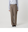 【WEB限定 Wardrobe DAILY MINIMAL】ダブルクロス テーパードパンツ ウォッシャブル