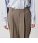 【WEB限定 Wardrobe DAILY MINIMAL】ダブルクロス テーパードパンツ ウォッシャブル
