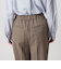 【WEB限定 Wardrobe DAILY MINIMAL】ダブルクロス テーパードパンツ ウォッシャブル