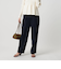 【WEB限定 Wardrobe DAILY MINIMAL】ダブルクロス テーパードパンツ ウォッシャブル