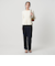 【WEB限定 Wardrobe DAILY MINIMAL】ダブルクロス テーパードパンツ ウォッシャブル