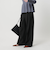 【WEB限定 Wardrobe DAILY MINIMAL】ウールライクメランジ ワイドパンツ ウォッシャブル