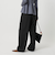 【WEB限定 Wardrobe DAILY MINIMAL】ウールライクメランジ ワイドパンツ ウォッシャブル
