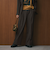 【WEB限定 Wardrobe DAILY MINIMAL】ウールライクメランジ ワイドパンツ ウォッシャブル