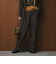 【WEB限定 Wardrobe DAILY MINIMAL】ウールライクメランジ ワイドパンツ ウォッシャブル