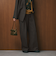 【WEB限定 Wardrobe DAILY MINIMAL】ウールライクメランジ ワイドパンツ ウォッシャブル
