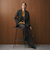 【WEB限定 Wardrobe DAILY MINIMAL】ウールライクメランジ ワイドパンツ ウォッシャブル