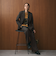 【WEB限定 Wardrobe DAILY MINIMAL】ウールライクメランジ ワイドパンツ ウォッシャブル