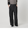 【WEB限定 Wardrobe DAILY MINIMAL】ウールライクメランジ ワイドパンツ ウォッシャブル
