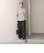 【WEB限定 Wardrobe DAILY MINIMAL】ウールライクメランジ ワイドパンツ ウォッシャブル