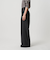 【WEB限定 Wardrobe DAILY MINIMAL】ウールライクメランジ ワイドパンツ ウォッシャブル