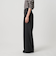 【WEB限定 Wardrobe DAILY MINIMAL】ウールライクメランジ ワイドパンツ ウォッシャブル