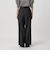 【WEB限定 Wardrobe DAILY MINIMAL】ウールライクメランジ ワイドパンツ ウォッシャブル