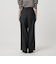 【WEB限定 Wardrobe DAILY MINIMAL】ウールライクメランジ ワイドパンツ ウォッシャブル