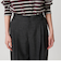【WEB限定 Wardrobe DAILY MINIMAL】ウールライクメランジ ワイドパンツ ウォッシャブル