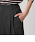 【WEB限定 Wardrobe DAILY MINIMAL】ウールライクメランジ ワイドパンツ ウォッシャブル