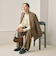 【WEB限定 Wardrobe DAILY MINIMAL】ウールライクメランジ ワイドパンツ ウォッシャブル