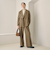 【WEB限定 Wardrobe DAILY MINIMAL】ウールライクメランジ ワイドパンツ ウォッシャブル