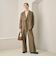 【WEB限定 Wardrobe DAILY MINIMAL】ウールライクメランジ ワイドパンツ ウォッシャブル
