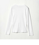 オーガニックコットンフライス ロングスリーブTシャツ