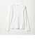 オーガニックコットンフライス ロングスリーブTシャツ