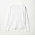 オーガニックコットンフライス ロングスリーブTシャツ