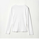 オーガニックコットンフライス ロングスリーブTシャツ