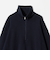 コットンカシミヤ ハーフジッププルオーバー ウォッシャブル