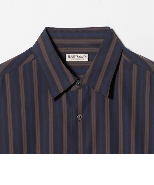 ネオ ピッチ ストライプ レギュラー シャツ FORM型｜ビューティー