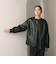 【WEB限定】レザーライク 2WAYブルゾン