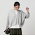 【WEB限定】ラメ裏毛 キーネック 8分袖プルオーバー