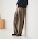 ポリエステルブレンド カーブパンツ