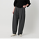 ポリエステルブレンド カーブパンツ