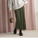 ベロアプリーツ タイトスカート ウォッシャブル
