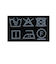 ツイードライク バックゴムワイドパンツ ウォッシャブル