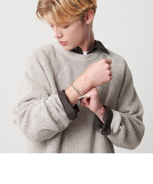 UNITED ARROWS シルバーチェーンブレスレット TEN.＞バリーコーン チェーン ブレスレット/シルバー