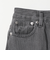 コットン ストライプワイドデニムパンツ