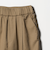 フロントギャザー ワイドタックパンツ