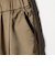 フロントギャザー ワイドタックパンツ