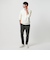 【WEB限定 WARDROBE SMART】ダブルニット ノープリーツ スラックス パンツ/セットアップ対応