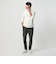 【WEB限定 WARDROBE SMART】ダブルニット ノープリーツ スラックス パンツ/セットアップ対応