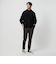 【WEB限定 WARDROBE SMART】ダブルニット ノープリーツ スラックス パンツ/セットアップ対応
