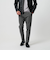 【WEB限定 WARDROBE SMART】ダブルニット ノープリーツ スラックス パンツ/セットアップ対応