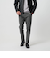【WEB限定 WARDROBE SMART】ダブルニット ノープリーツ スラックス パンツ/セットアップ対応