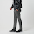 【WEB限定 WARDROBE SMART】ダブルニット ノープリーツ スラックス パンツ/セットアップ対応