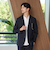 【WEB限定 WARDROBE SMART】LANATEC OX セットアップ/背抜きジャケット＆イージーパンツ