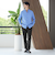 【WEB限定 WARDROBE SMART】LANATEC シャンブレー ノープリーツ パンツ