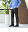 【WEB限定 WARDROBE SMART】LANATEC シャンブレー ノープリーツ パンツ